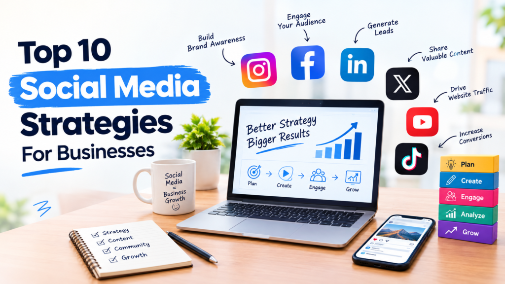 Top 10 Social Media Strategies For Businesses