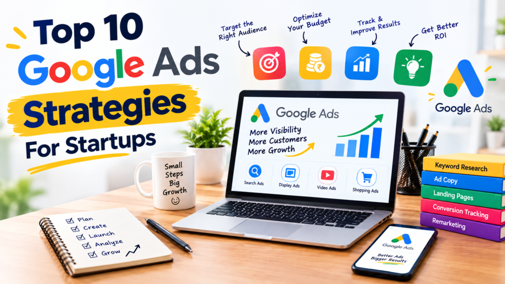 Top 10 Google Ads Strategies For Startups